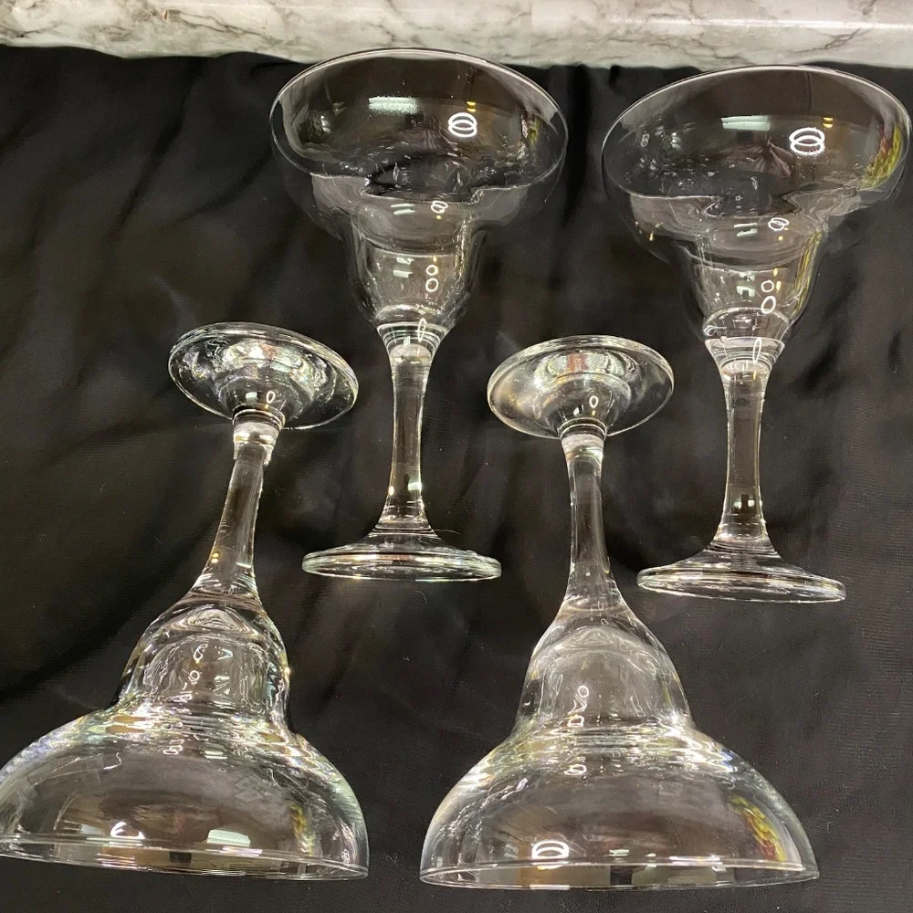 * Princess House Heritage Margarita Glass Set Of 4 party set - Picture 3 of 5